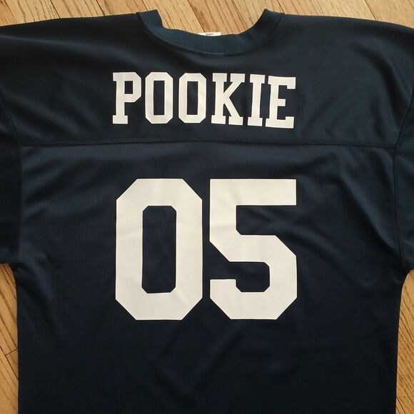 Don Alleson Athletic Football Jersey 05 Pookie LARGE Blue Mesh Sport Shirt NEW - Picture 5 of 6